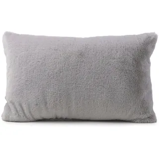 Gözze Uni Flauschkissen LaPit 50 x 30 cm Silber