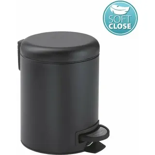 POTTY Abfalleimer 3l, Soft Close, Schwarz matt - Schwarz