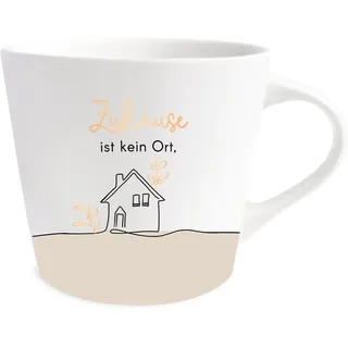 Grafik  Werkstatt Kaffeetasse 0,42 l Weiß-schwarz