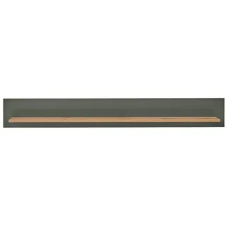 furn.design Wandboard 150 x 20 cm Grün/Eiche