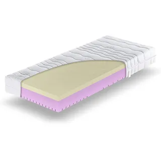 Betten-ABC Visco-50 – 7-Zonen-Visco-Kaltschaummatratze mit Exclusiv-Cool Life® Bezug - 120x200