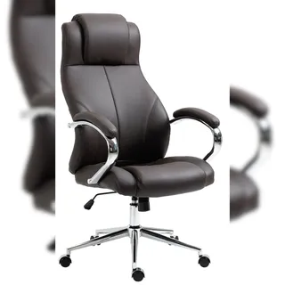 CLP Chefsessel Echtleder Braun