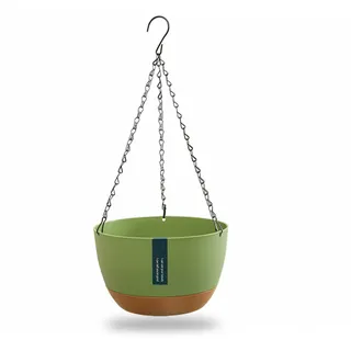 Hängender Blumentopf,Hängendes Pflanzgefäß,Hängender Doppelketten-Korb,Automatisches wasserabsorbierendes Becken,Hängender Pflanzentopf