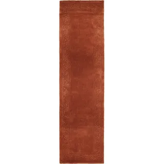 Teppich HEINE HOME Gr. 10, orange (terracotta), B:70cm H:20mm L:270cm, Wolle, Teppiche, Teppich