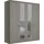 Drehtürenschrank Göteborg 197,3 x 216 x 58 cm Grau