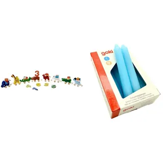 GoKi Geburtstagskarawane 70 cm 14 St. Blau/Mehrfarbig