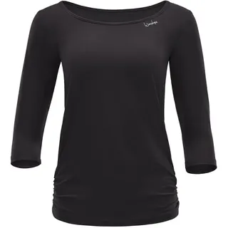 Winshape Damen, Functional Light and Soft 3⁄4-Arm Top AET139LS, Ultra Soft Style, Fitness Freizeit Yoga Pilates