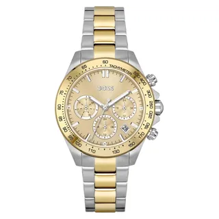 Boss Novia Damen Chronograph Gold Silber Edelstahl HB1502618 - Gold