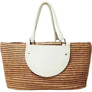ESPRIT Schultertasche Demi Shopper Cream White creme - Beige