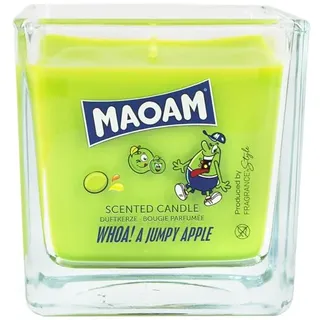 Maoam Duftkerze im Glas | Jumpy Apple | Duftkerze Apfel | Hochwertiges Wachs & lange Brenndauer | Geschenkidee Freundin, Familie (200g)
