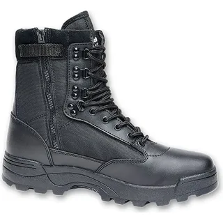 Brandit Textil Brandit Tactical Boots Zipper Taktische Militärstiefel, Schwarz, 39