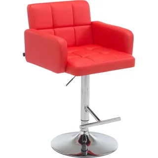 CLP Barhocker Los Angeles höhenverstellbar und drehbar braun Gestell Farbe schwarz - Braun