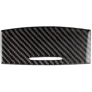 Carbon Fiber Aschenbecher Panel Aufkleber,MoreChioce Auto Interior Decor Zubehör Dekoration Abdeckung Trim Cover Auto Styling Zubehör Kompatibel mit Q50 2014-2020