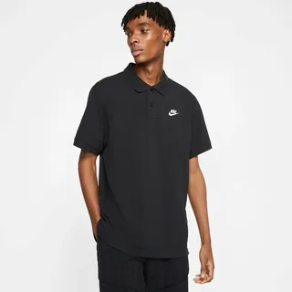 Nike Herren Sportswear Poloshirt, Black/White, XXL EU
