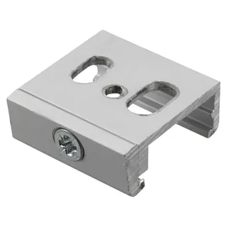 Deckenbefestigung - Nordic Aluminium GLOBAL Trac Pro Stromschienen | Silber | SKB12-1 - Silber, Grau
