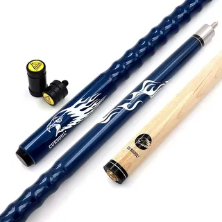 CUESOUL 58" Billardqueues 21oz Pool Queue Personalisiert Ahorn Pool Cue Stick 13mm Tips Very Nice Grip with Joint Protector/Shaft(CSPC-HL103)