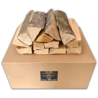 PINI Brennholz ofenfertig Buche 20 Kg ca. 25 cm für Kamin Grill Feuerschale PizzaofenSmoker