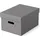 Aufbewahrungsbox 26,5 x 36,5 x 20,5 cm 3-tlg. grau