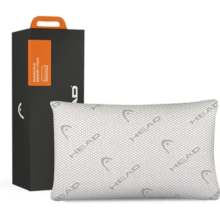 HEAD Active Rest - Nackenkissen Kopfkissen Ergonomisch Perforiert, Nackenstützkissen aus Graphen Antistatisch Hält Melatoninspiegel Hoch, Memory Foam Orthopädisches Kissen Milbenresistent Pillow 42x72
