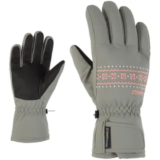 Ziener Lailla-z AS Glove Kinder Skihandschuhe Green mud 4