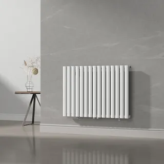 Röhrenheizkörper 'Nore' Weiß 60x90cm Einlagig 653W - Weiß