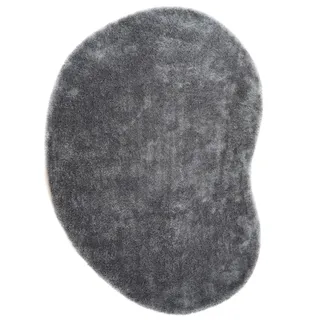 Bruno Banani »Dana Bean shape, besondere Form, weich, Mikrofaser Teppiche« U-förmig 30 mm Höhe organische Form, uni, Wohnzimmer, Schlafzimmer, Esszimmer