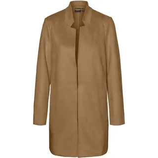 VERO MODA Damen Vmjosefreja Fauxsuede Jacket Boo Jacke, Tigers Eye, S