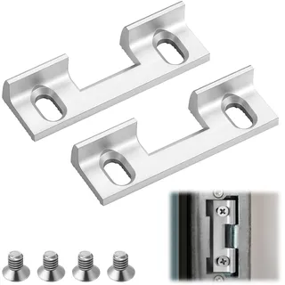 KFV Austauschstück Typ 115 für Schließbleche 46x14,4x9 mm Zinkdruckguss silber | Aufschraubstück für Standard-Türöffner