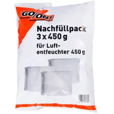 GO/ON Luftentfeuchter Nachfüllpaket 3x450g, 030892