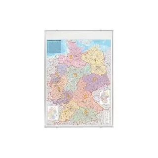 FRANKEN Postleitzahlenkarte Holz