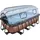 EXIT Wood Pool 400 x 200 x 100 cm inkl. Sandfilteranlage, Abdeckplane, Poolleiter, Reparaturset