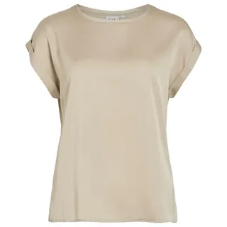 VILA VIELLETTE S/S Satin TOP/SU - NOOS