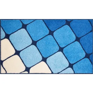 GRUND Badteppich Shanga Blau 100 x 60 cm
