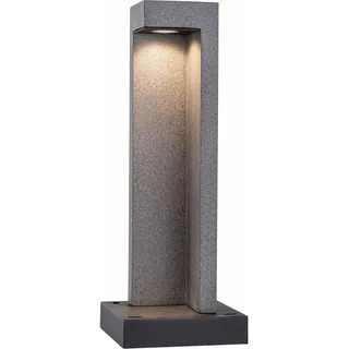 Paulmann Wegeleuchte Edelstahl 27,1 cm IP65 6,8W 200lm Warmweiß schwarz