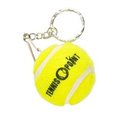 Tennis-Point Schlüsselanhänger, gelb