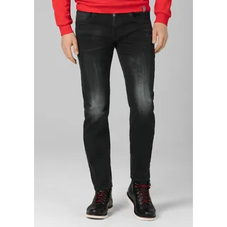 TIMEZONE Regular-fit-Jeans »Regular GerritTZ«, schwarz