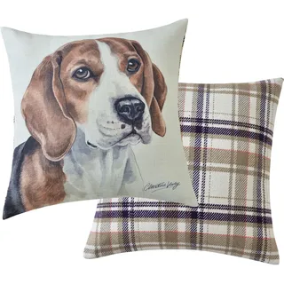 Viceni Maturi gefülltes Sitzkissen 43 x 43 cm Mehrfarbig