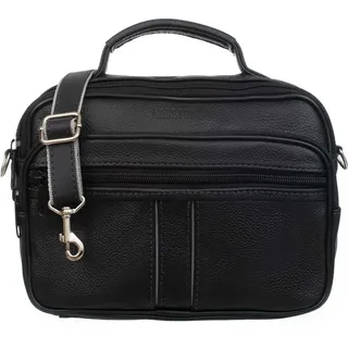 Herren Ledertasche Obrok Ash - Schwarz