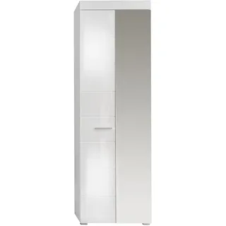 trendteam Amanda Garderobenschrank 62 x 195 x 38 cm weiß