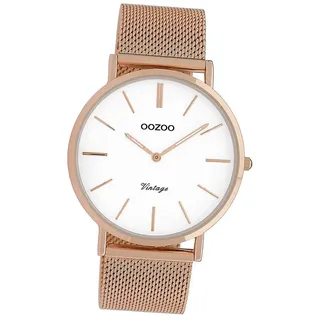 Oozoo Herren-Uhr rosegold Analog C9917 Vintage Series Edelstahlarmband UOC9917