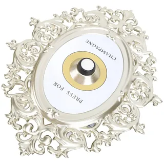 ZJchao Drücken Sie für Champagner-, Ring-Mini-Presse für Champagner-, Türklingelknopf, Champagnerflasche, Weihnachtsschmuck, Presse für Champagner- für Party, Weihnachten, Zuhause,