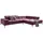 Eckcouch Polyester 3-Sitzer Lila