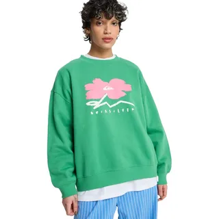 Fleecepullover QUIKSILVER "Standard", Damen, Gr. XL, leprechaun, Obermaterial: 100% Walkfrottier;, Sweatshirts Fleecepullover