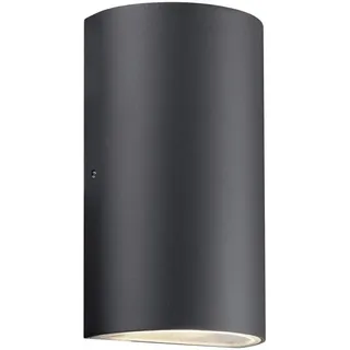 Nordlux Außenwandleuchte Glas Metall 5,6x16x9 cm 1 Stück schwarz