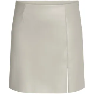 Noisy may Damen Mini Kunstleder Rock High Waist Lederoptik Skirt Kurz Coated Stretch Bleistift NMCLARA