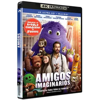 Divisa Amigos Imaginarios 4k Blu-ray - Multicolor