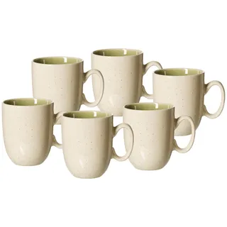 Ritzenhoff & Breker Kaffeetasse 0,4 l Hellgrün 6 St.