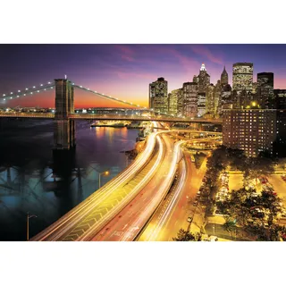 KOMAR Fototapete NYC Lights 368 cm x 254 cm