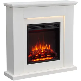 CrownFlame Standkamin BALDERIA Pandora Weiß