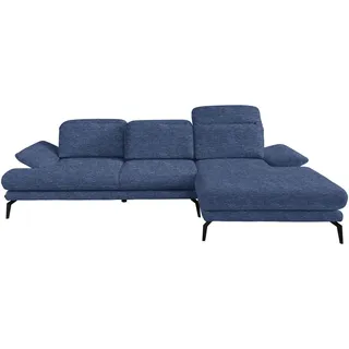 Stylife Ecksofa , Blau , Textil , Ottomane rechts, L-Form , 289x180 cm , Stoffauswahl, seitenverkehrt erhältlich, Hocker erhältlich , Wohnzimmer, Sofas & Couches, Wohnlandschaften, Ecksofas